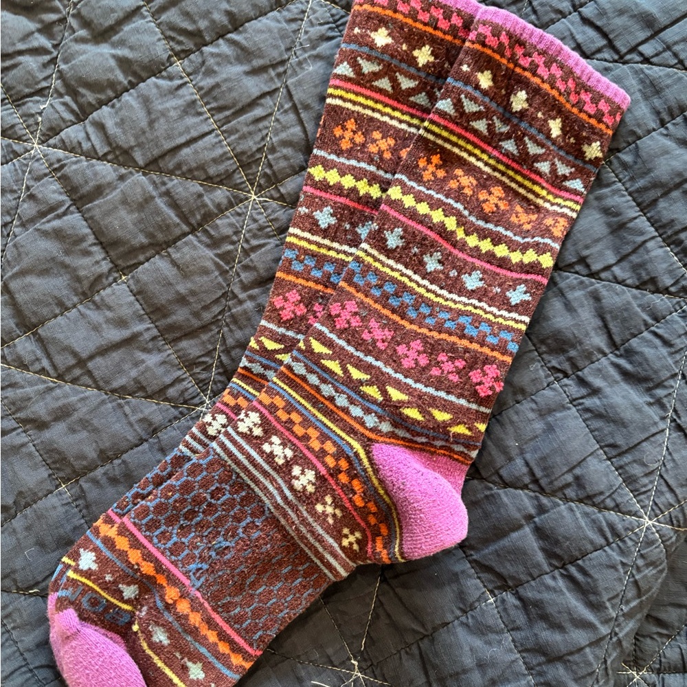 Bombas Multicolor Patterned Casual Socks